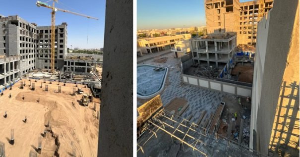 Marriott Hotel project site in Tabuk