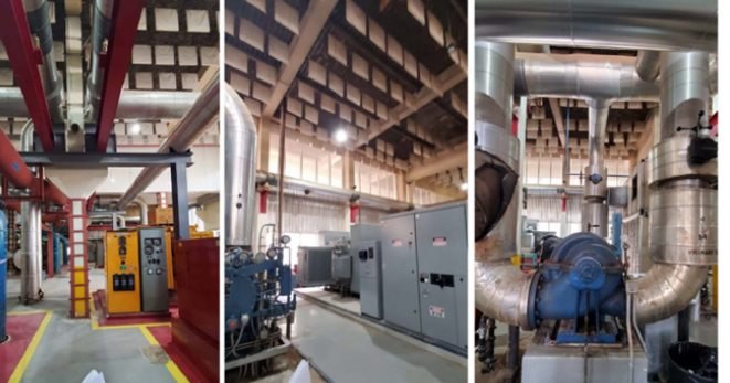 Chiller plant room at King Faisal Specialist Hospital
